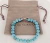 David Yurman Spiritual Beads Bracelet with Turquoise Bead 8mm