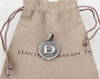 DAVID YURMAN Cable Collectibles D Initial Charm Pendant Enhancer Sterling Silver