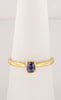 Designed By GURHAN, Genuine Tanzanite Statement Ring set in 22K Yellow Gold Size