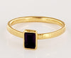 Designed by famous Gurhan, Amethyst Ring Set in 24K Yellow Gold Size 6.25