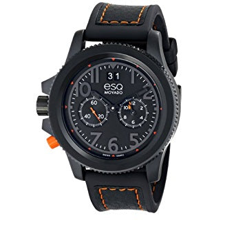 ESQ BY MOVADO Fusion Chronograph Black Dial Black IP Stainless Steel Men's Watch 07301423 Crown Jewelers