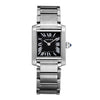 Cartier Tank Francaise Black Dial Watch 	2384