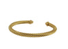David Yurman Cable Yellow Gold Bangle Bracelet 5mm