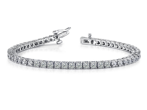 Elegant Prong Diamond Bracelet