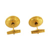 Double Eagle Cufflinks in 14k Yellow Gold with Lapis Lazuli