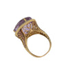 Beautiful Amethyst & Pink Sapphire & Diamond Ring in Rose gold