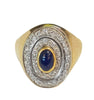 Two Tone Ring with 0.5ct Sapphire