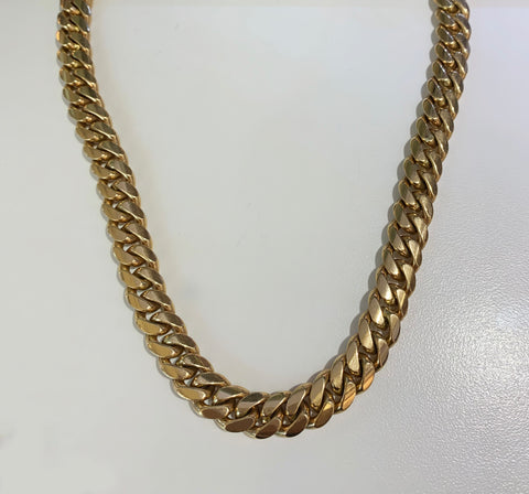 Miami Cuban Chain With 14k Rose gold