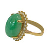 Jade Ring with Diamonds
