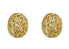 Oval 14K Yellow Gold Earrings