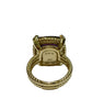 David Yurman Yellow Gold Chatelaine Ring Amethyst 14mm