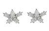 Platinum Cluster 3.25C. Diamonds Earrings