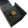 David Yurman Yellow Gold Chatelaine Ring Citrine 14mm