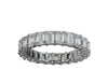 Eternity Diamond Wedding Ring In White Gold, 4.4ct