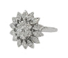 Flower Ring With Diamonds