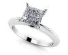 Solitaire Princess Cut Diamond Engagement Ring