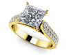 Exquisite Princess Cut Engagement Ring