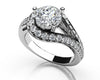 Whirl Wind Romance Engagement Ring