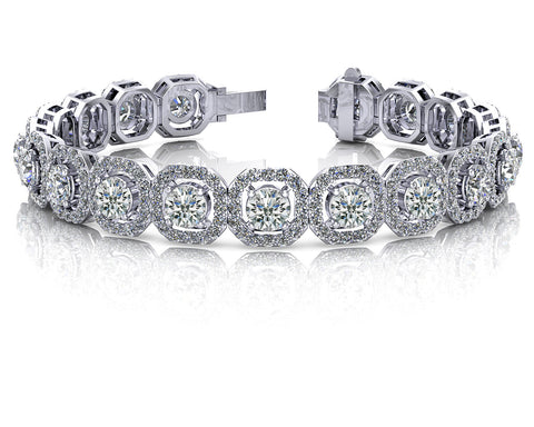 Octagon Dazzling Diamonds Bracelet