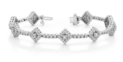 Art Deco Design Diamond Bracelet