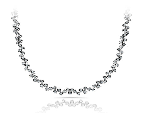 Bubble Design Diamond Necklace