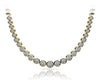 Diamond Strand Glossy Links Necklace