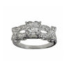 Platinum Ring With Diamonds 0.7CT Center Stone
