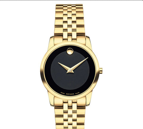 Movado Museum Classic Gold-Tone Men's Watch 0606997