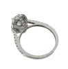Oval Diamond Engagement Ring in White Gold