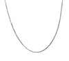 Van Cleef & Arpels 18k White Gold Rada Chain Necklace 18"