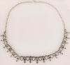 Custom made Necklace in 18K White Gold with Diamonds