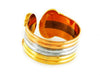 Cartier Tri-color Ladies 18k Gold Double C 976001 Ring