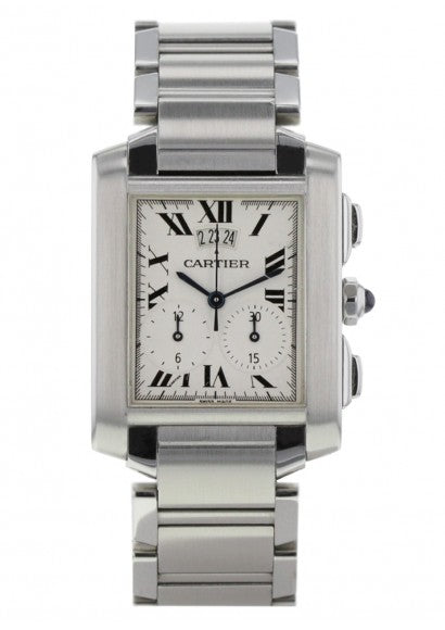 Cartier Tank Francaise Chronograph 2653 - Crown Jewelers