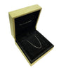 Van Cleef & Arpels 18k White Gold Rada Chain Necklace 18"