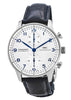 IWC Portuguese Chronograph Blue Hands IW371446