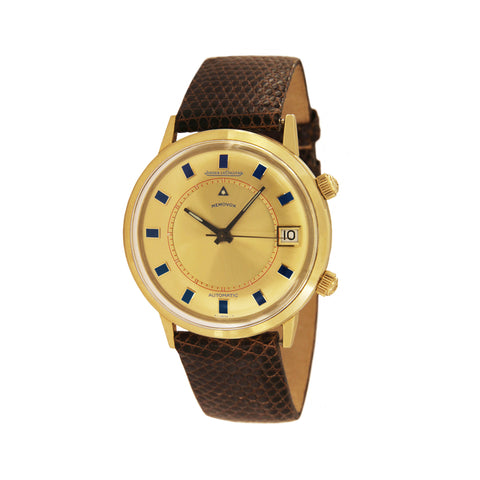 Jaeger LeCoultre Memovox 18k Yellow Gold Automatic Watch