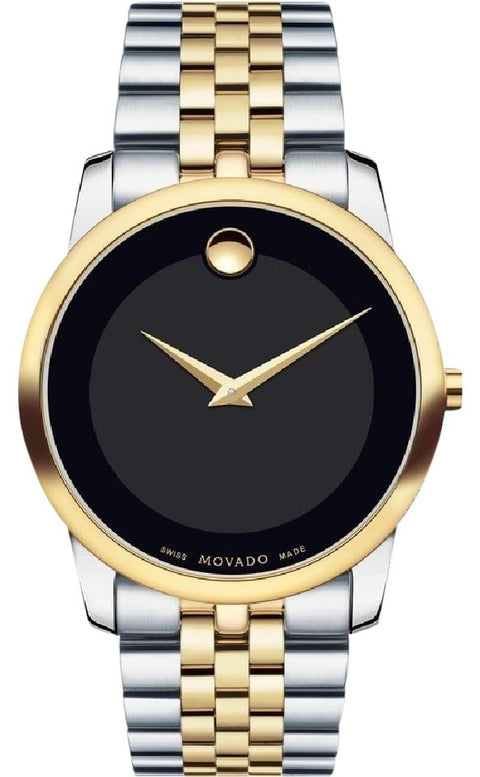 Movado Silver/Gold Museum Black Dial Two-tone Stainless  display picture 3