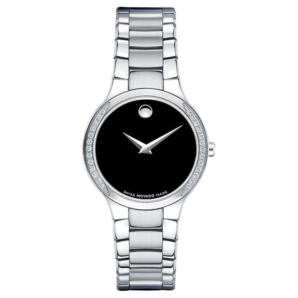 Movado Serio Diamond Accented Bezel Crown Jewelers