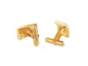 Custom Made 14k Yellow Gold Diamond Cufflinks