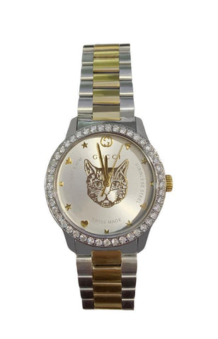 Gucci G-Timeless Watch Aftermarket Diamond Bezel YA1264074