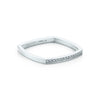 Tiffany & Co. Frank Gehry Torque Micro In White Gold with Diamonds