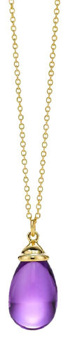 Tiffany & Co. Gold Paloma Picasso Amethyst Drop Pendant
