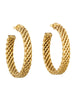 Tiffany & Co. Yellow Gold Somerset Mesh Hoop Earrings