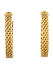 Tiffany & Co. Yellow Gold Somerset Mesh Hoop Earrings
