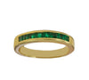 Yellow Gold Ring With Emerald 0.75ct