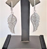 Hand Made Jewelers Wings earring with diamonds